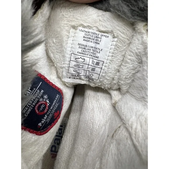 PAJAR Adelaide Women's Snow Boots Waterproof Brown/Gray Size 8-8.5 - Picture 10 of 10